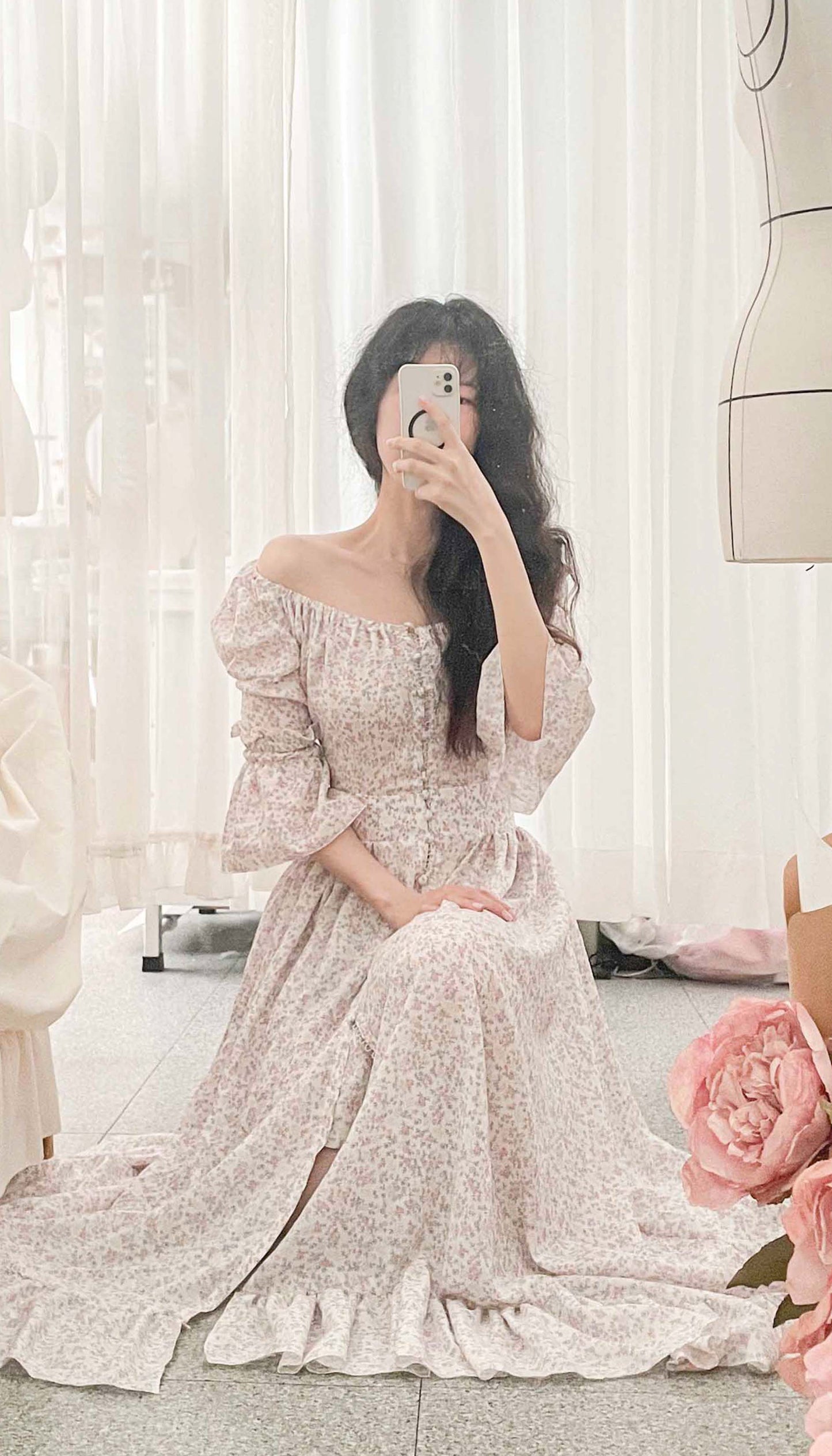 Charlotte dress in wildflower