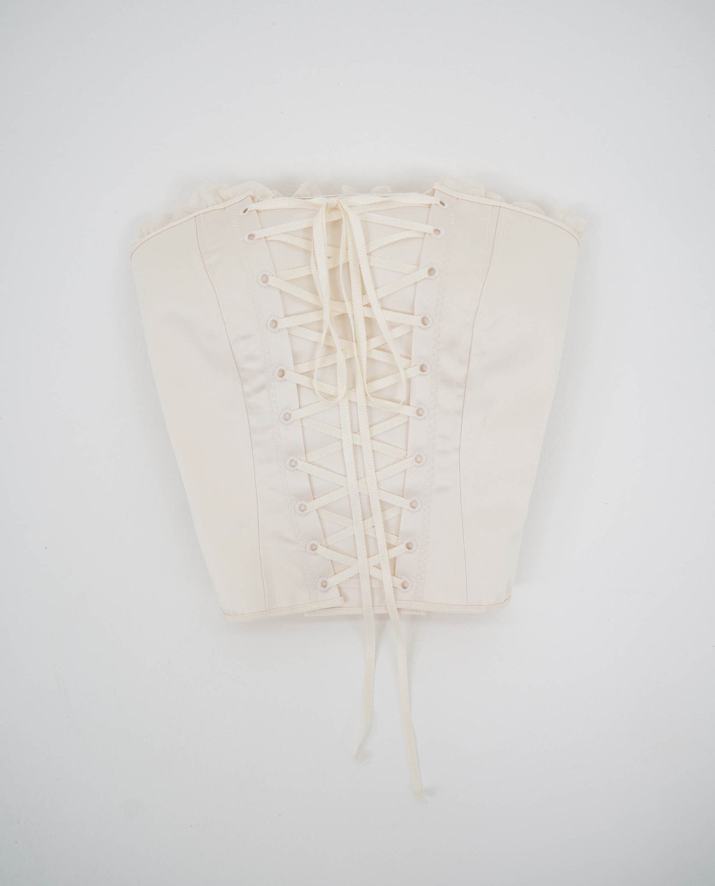 Romantique Front Lacing Corset in satin