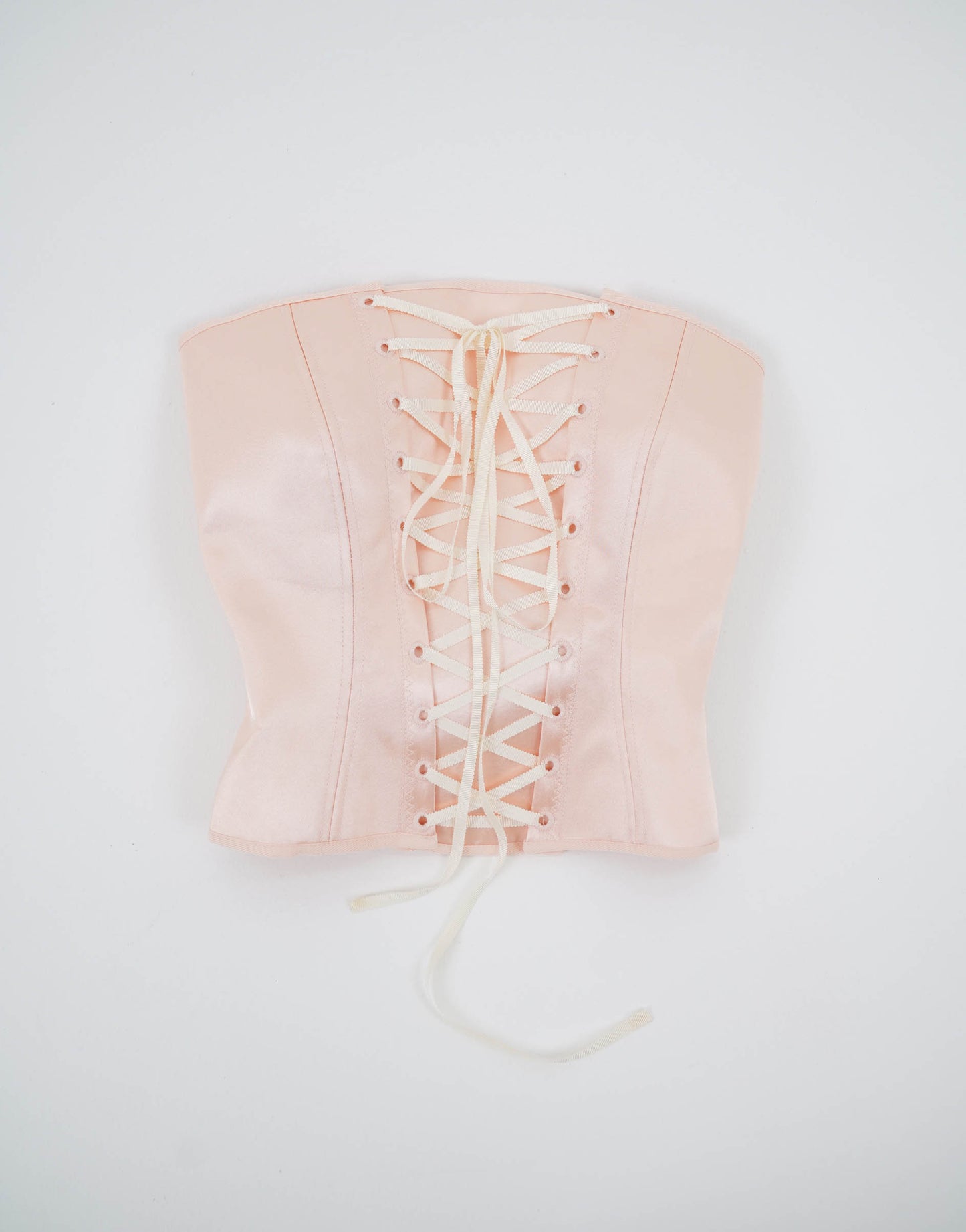 Romantique Front Lacing Corset in satin