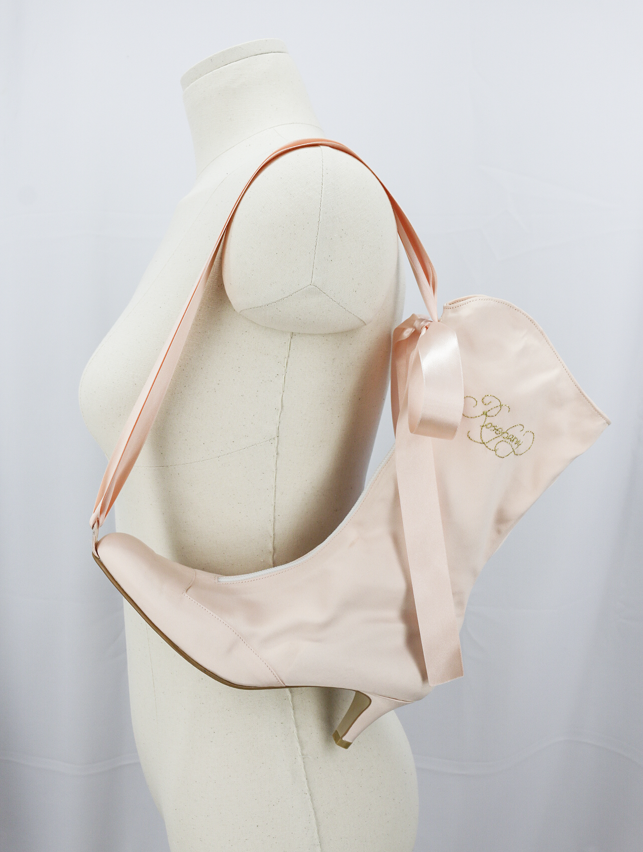Satin Boots Bag