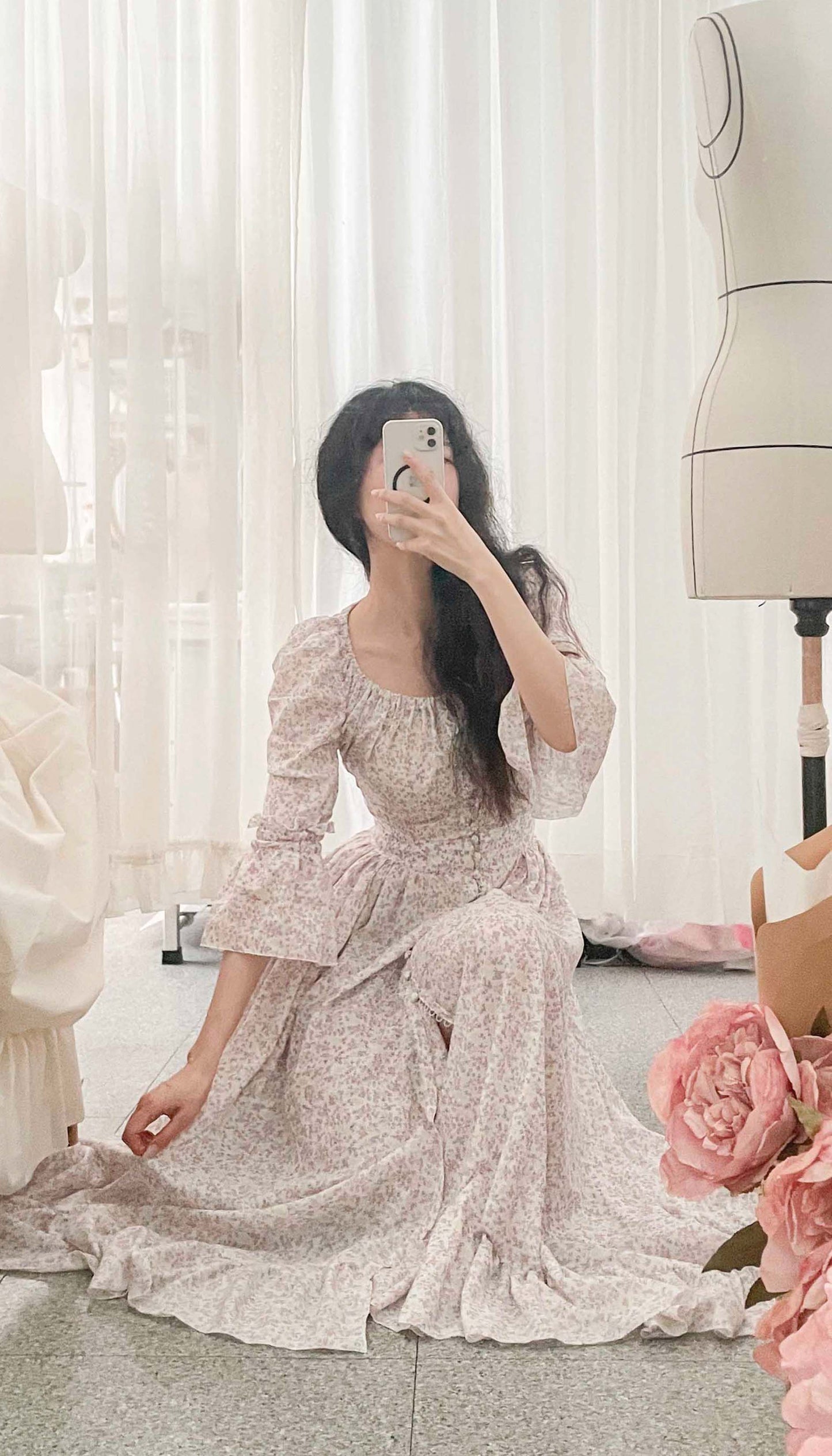 Charlotte dress in wildflower