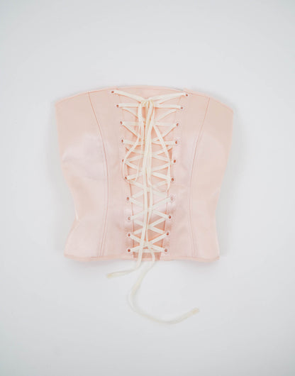 Romantique Front Lacing Corset in satin