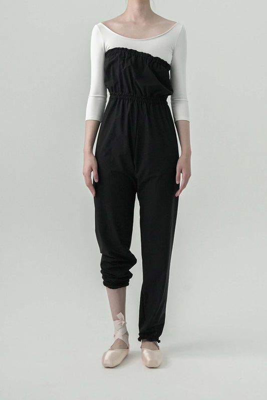 Beatrice romper in black